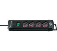 Brennenstuhl, Premium-Line Prise multiple 4 prises noir 1,8 m
