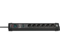 Brennenstuhl Premium-Line protection de surtension 26000A 6 prises noir 1,8 m H05VV-F 3G1,5 - 1951160400
