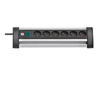 Brennenstuhl Premium Office-Line Alu Multiprise 6 Prises 3m avec Interrupteur