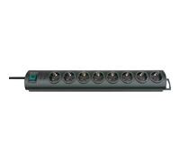 Brennenstuhl Primera Line Barre multiprise x 8 2,0 m Noir (Import Allemagne)