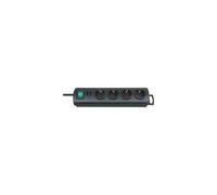 Brennenstuhl primera line barre multiprise x 4 1,5 m noir 1153300124 Incolore G