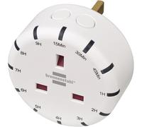 Brennenstuhl Prise de Compte à rebours numérique avec Affichage LED - Réglable en 12 étapes - Utilisation en intérieur - Protection de Contact