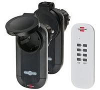 Brennenstuhl Prises de courant 2 pcs avec télécommande Comfort-Line G