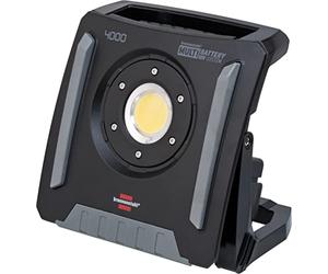 Brennenstuhl Professional Multi Battery Projecteur de chantier LED 4000 MA portable rechargeable/Projecteur LED (40W, 4500lm, IK08, IP65, compatible avec batterie 18V Powertool de 10 fabricants)