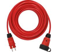 Brennenstuhl Professional Rallonge VQ 2100 IP44 (25m de câble H07BQ-F 3G1,5 en rouge, utilisation sur chantier et utilisation permanente à l'extérieur, Germany)