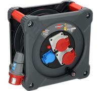 Brennenstuhl Professionnel KD 3200 C7 Cube De Chantier H07RN-F5G2,5 1x230V + 2x400V/16A - 30m - Noir