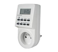 Brennenstuhl Minuteur numérique DZ20 – Horloge hebdomadaire – Blanc