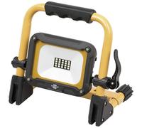 Brennenstuhl Projecteur LED JARO 1010 MA rechargeable 10W pour une utilisation en extérieur IP54 (port USB-C, 3 modes d'éclairage, 12h max. d'autonomie, 1100lm, 6500K) Jaune/Noir
