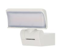 Brennenstuhl Projecteur LED mural WS 2050 W/Applique LED murale 20W pour utilisation en extérieur (1680lm, IP44, 3000K, tête de projecteur orientable verticalement et horizontalement) blanc