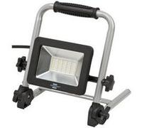 Brennenstuhl Projecteur LED portable EL 2050 M (30W, 2700lm, 6500K, IP65, projecteur de chantier LED avec 1,5m de câble, support repliable, orientable avec blocage dans la position choisie)