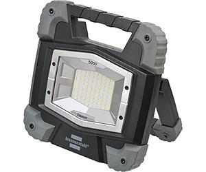 Brennenstuhl Projecteur LED portable TORAN 5051 MB/Projecteur de chantier 50W pilotage via une application en Bluetooth, utilisation intérieure et extérieure IP54 (5700lm, 5m de câble RN-F) Noir
