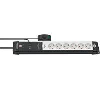 Brennenstuhl Prolongateur multiprise Premium-Plus-Line 6 prises noir/gris 3m H05VV-F 3G1,5 - 1951560102