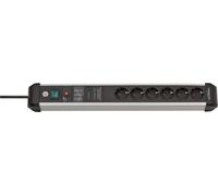 Brennenstuhl Prolongateur multiprise Premium-Protect-Line avec parasurtenseur 60.000A 6 prises, 3m H05VV-F 3G1,5 - 1391010600