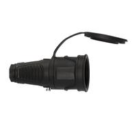 Brennenstuhl Raccord en caoutchouc avec contact de protection 230 V/16 A (raccord Schuko pour l'extérieur IP54, avec capuchon de protection)