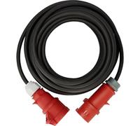 Brennenstuhl Rallonge CEE avec onduleur de Phase IP44 (câble de 10 m, H07RN-F 5G4,0, 5 pôles avec onduleur de Phase CEE et coupleur, pour extérieur IP44, fabriqué en Allemagne) Noir