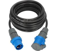 Brennenstuhl Rallonge de Camping CEE 230 V 10 m (H07RN-F 3G2,5 de Couleur Noire, câble d'alimentation de Camping pour Une Utilisation permanente en extérieur, IP44, fabriqué en Allemagne)