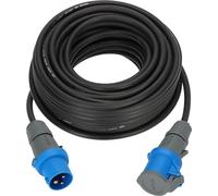 Brennenstuhl Rallonge de Camping CEE 230 V 25 m (H07RN-F 3G2,5 de Couleur Noire, câble d'alimentation de Camping pour Une Utilisation permanente en extérieur, IP44, fabriqué en Allemagne)