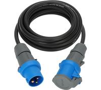 Brennenstuhl Rallonge de Camping CEE 230 V 5 m (H07RN-F 3G2,5 de Couleur Noire, câble d'alimentation de Camping pour Une Utilisation permanente en extérieur, IP44, fabriqué en Allemagne)