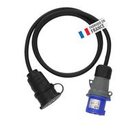 Brennenstuhl Adaptateur CEE P17 - 1,5 m de câble - IP44 - Fabrication française