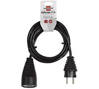 BRENNENSTUHL Rallonge electrique noire 2m H05VV-F 3G1.0