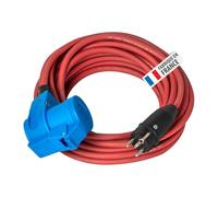Brennenstuhl Rallonge électrique/Prolongateur électrique pour Commerce ambulant, évènementiel (Double Prise CEE P17/type E, 15m H07RN-F 3G1,5, en extérieur), fabriquée en France