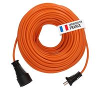 Brennenstuhl Rallonge électrique, sans Terre, 16A, 40m H05VV-F 2x1,5 Orange