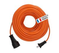 Brennenstuhl Rallonge Orange 30m de câble, Fabrication Française 1162301