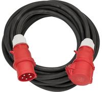 Brennenstuhl Rallonge électrique CEE 1167320250 – 25 m H07RN-F 5G6,0 IP44 400V/32A Noir