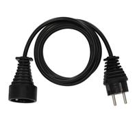 Brennenstuhl Rallonge électrique 1165431 - 3 m Noir (utilisation en intérieur)