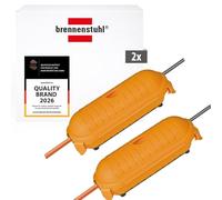 Brennenstuhl Set de 2 pièces Safe-Box BIG IP44 / Boîtier de Protection pour rallonge