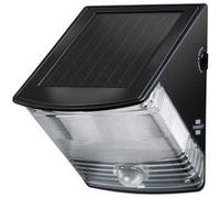 Brennenstuhl SOL 04 plus 1170970 Applique solaire extérieure avec détecteur de mouvement 1 W blanc lumière du jour noir Incolore G