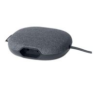 Brennenstuhl Station de recharge brennenstuhlestilo avec surface textile 1xprise européenne et 2xchargeur USB noir/anthracite - 1150020010