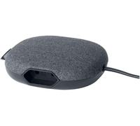 Brennenstuhl Station de recharge brennenstuhlestilo avec surface textile 1xprise européenne et 2xchargeur USB noir/anthracite - 1150020010