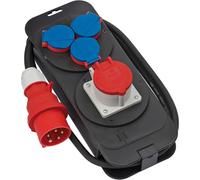 Brennenstuhl Station multiprise CEE 1 IP44 prise de courant 400V/16A, 1x CEE 400V/16A + 3x 230V/16A- 1151600020