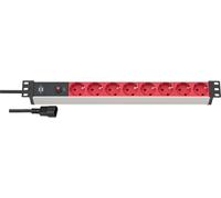 Brennenstuhl Steckdosenleiste Alu-Line 48.3cm 8x 2m rot
