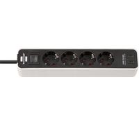 Brennenstuhl Steckdosenleiste Ecolor 4fach USB C 15.5 ws/sw.