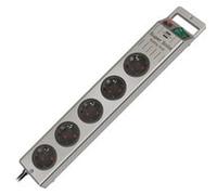 Brennenstuhl Super-Solid Line Argent 5 sortie(s) CA 2,5 m multiprise à 5 prises