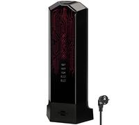 Brennenstuhl Tour de Jeu Vertical 9 Voies avec USB et contrôle de lumière RVB (avec Protection Contre Les surtensions, câble de 2 m, 3 x USB C avec Max 45 W PD, 2 x USB A et Interrupteur)