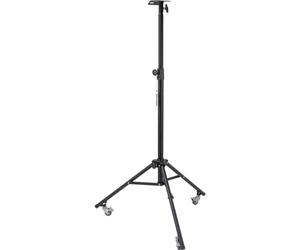 Brennenstuhl Trépied Roll MT 180/Pied télescopique (hauteur réglable à 1,80m, pieds rabattable, utilisable avec ou sans roulettes, support fixation et 1 set visserie fournis) 1170310020 Grand Noir