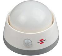 Brennenstuhl Veilleuse LED à piles avec détecteur de mouvement infrarouge et interrupteur 3 modes, coloris blanc, Quantité : 1 Blanc G