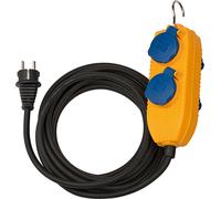 Brennenstuhl Verlängerungskabel 10m Powerblock IP54 schwarz