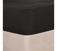Brentfords Drap-Housse Double en Microfibre Ultra Doux, résistant à la décoloration, Facile d'entretien, Gris Graphite