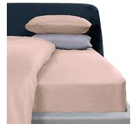 Brentfords Drap-Housse uni en Microfibre Super Doux et Facile d'entretien - sans Repassage - Rose pâle - King Size
