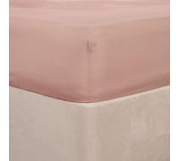 Brentfords Draps-Housses, 100% Polyester, Microfibre Douce, Rose, King