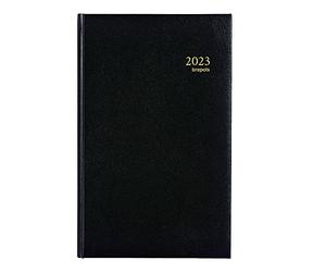 BREPOLS - 1 Agenda Banquier Large "Jupiter" Noir - 18 x 29 cm - Janv. à Déc. 2020 - 1 Volume