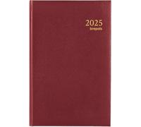 Brepols - 1 Agenda Journalier Carre Travers Saturnus Bordeaux - Janv. a Dec. 2020 - 14x22 cm