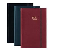 BREPOLS - 1 Agenda Journalier "Chantier" - Janvier 2026 à Décembre 2026 - Format 14,5 x 8,5 cm - Coloris Assortis - 6 Langues