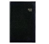 BREPOLS - 1 Agenda Journalier de la Banque Large JUPITER en 2 Volumes - Couverture Lima Noire - Janvier 2022 à Décembre 2022 - Dimension 18 x 27 cm