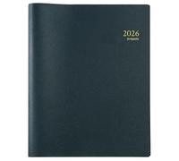 Brepols - 1 Agenda Semainier Oméga 27 Génova - Janvier 2026 à Décembre 2026 - Dimension 21 x 27 cm - Couleur Noire