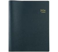 Brepols - 1 Agenda Semainier Oméga 27 Génova - Janvier 2026 À Décembre 2026 - Dimension 21 X 27 Cm - Couleur Noire